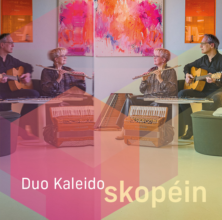 CD-Cover *skopéin*, das neue Album von Duo Kaleido